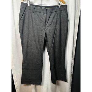 Talbots Womens Petite Pants Gray Size 20W Barely Boot High Rise Polyester Blend